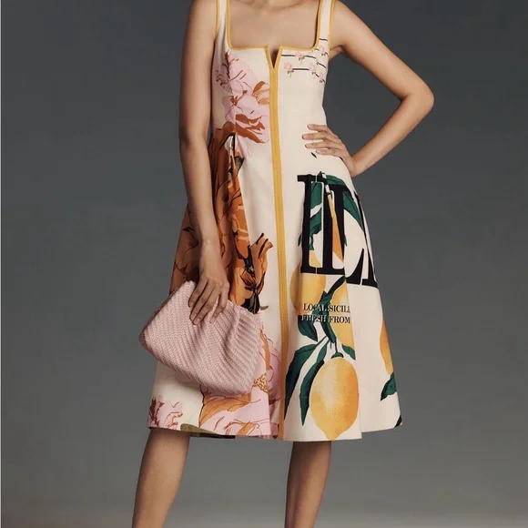 Maeve Sleeveless Notched Square-Neck Midi Dress $255 Maeve Sleeveless Notched Square-Neck Midi Dress $255
